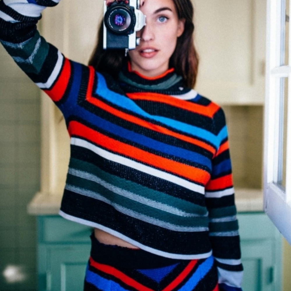 Free People What A Flirt Sweater and Skirt 2-Piece